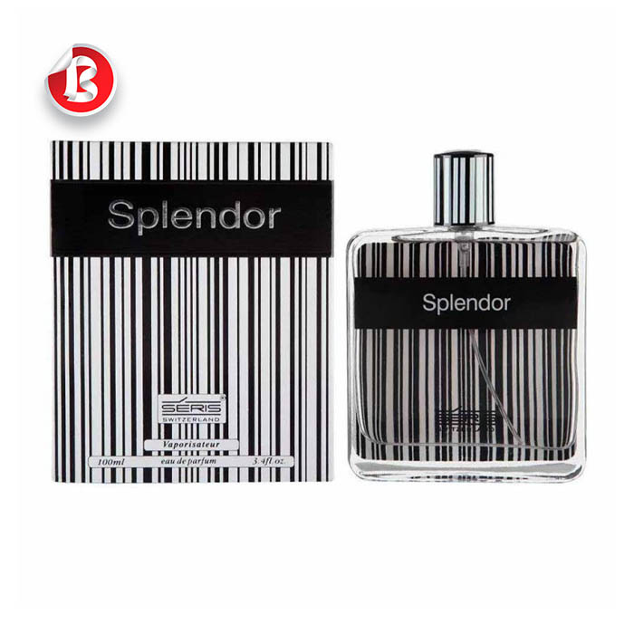 عکس اصلی عطر و ادکلن مردانه اسپلندور بلک مشکی مردانه Splendor Black EDP
